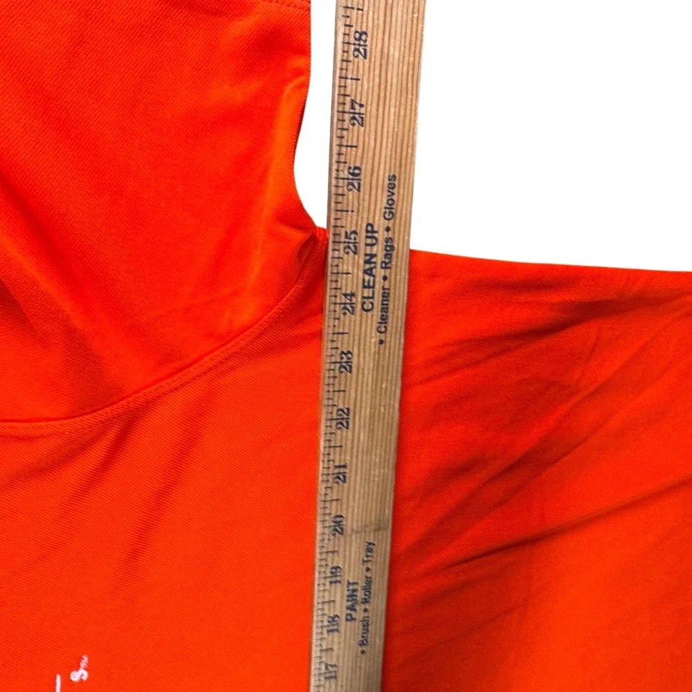 Nike Clemson Tigers Dri-Fit Polo Shirt Mens‎ XL Orange Athletic Golf Fanwear